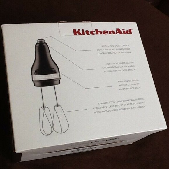 brand new ONYX BLACK KitchenAid 5-Speed Hand Mixer - Picture 7 of 12